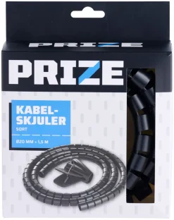 PRIZE® Elophæng & -Fastgørelse|Kabelsamler Ø20 mm x 1,5 meter - Sort
