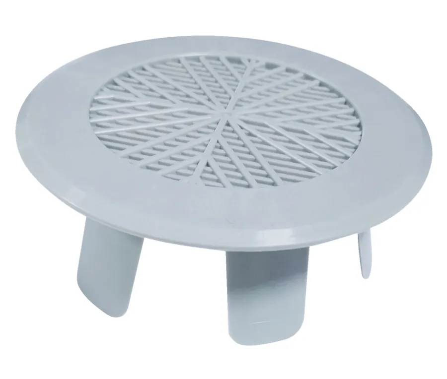 Ventilation|Kanalrist 3” 80-90 mm Grå