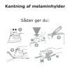 Hornbaek Hylder|Kantbånd til melaminhylder hvid 24 mm x 5 meter
