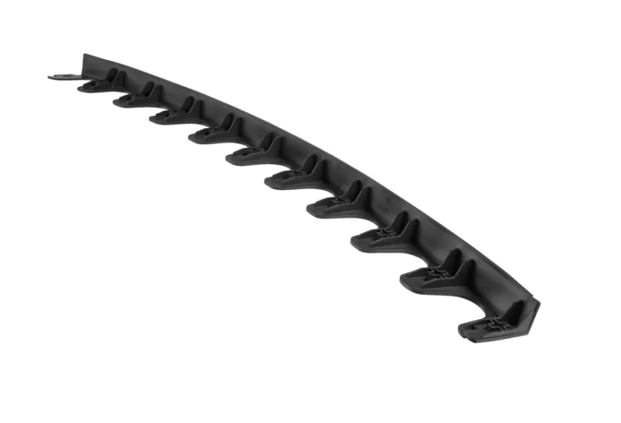Bedafgrænsning & Minihegn|Tilbehør Til Anlæg|Kantskinne sort 45 mm × 1 meter