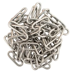 HOME it Kæder & Wirer|Kæde langleddet rustfri stål Ø3 mm x 2 meter