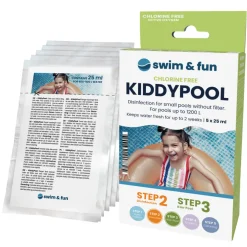 Swim & Fun Poolkemi & Testudstyr|KiddyPool vandpleje til soppebassin 5 x 25 ml -