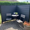 Kirkedal by TreeTops Komposithegn|Kirkedal Alu Light hegn startsæt sort 156 x 150 cm
