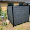 Kirkedal by TreeTops Komposithegn|Kirkedal Alu Light hegn startsæt sort 128 x 150 cm