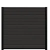 Kirkedal by TreeTops Komposithegn|Kirkedal Alu Light hegn startsæt sort 184 x 150 cm
