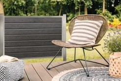 Kirkedal by TreeTops Komposithegn|Kirkedal galvaniseret hegn K1 tilkøbssæt 90 x 180 cm
