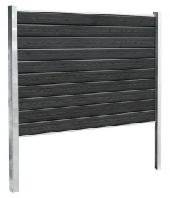 Kirkedal by TreeTops Komposithegn|Kirkedal galvaniseret hegn K1 startsæt 140 x 180 cm