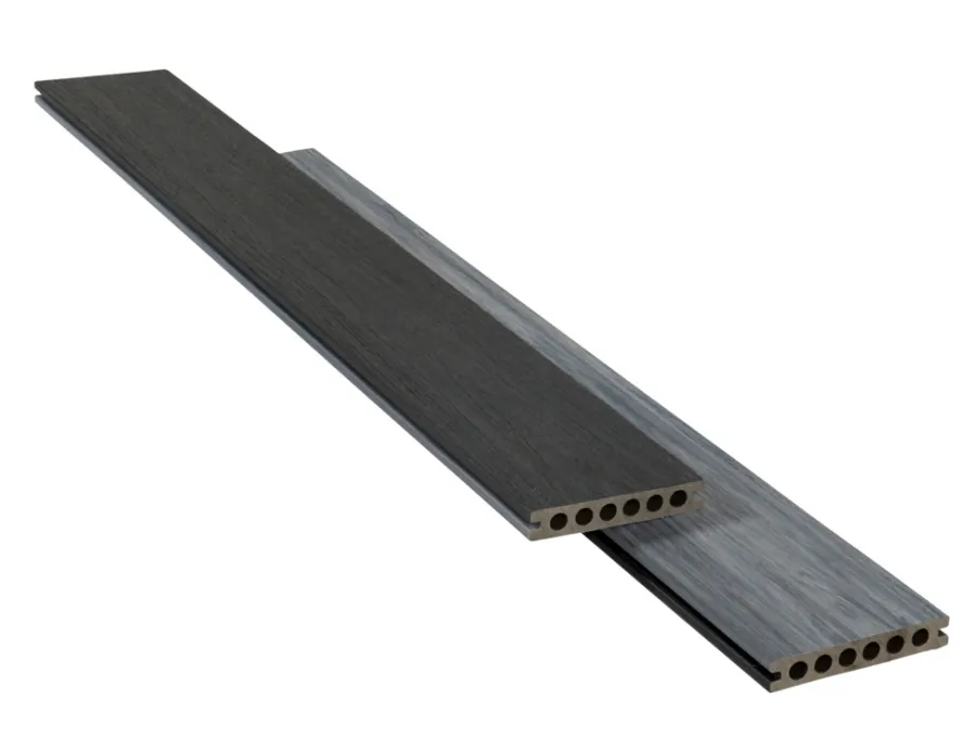 Kirkedal by TreeTops Terrassebrædder|Kirkedal Heimdal terrassebrædder komposit 22x130x6000 mm Black/Grey