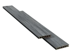 Kirkedal by TreeTops Terrassebrædder|Kirkedal Heimdal terrassebrædder komposit 22x130x6000 mm Black/Grey