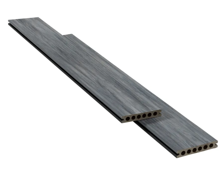 Kirkedal by TreeTops Terrassebrædder|Kirkedal Heimdal terrassebrædder komposit 22x130x4000 mm Black/Grey