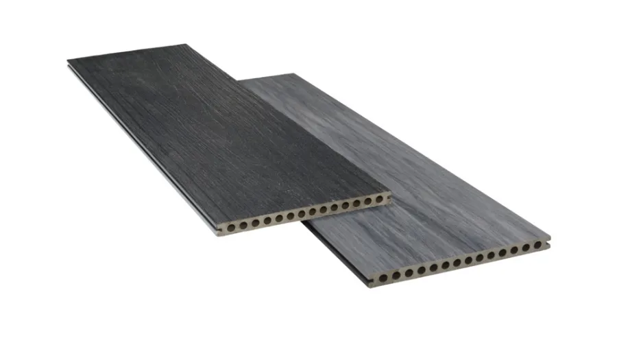 Kirkedal by TreeTops Terrassebrædder|Kirkedal Heimdal terrassebrædder komposit 22x300x4000 mm Black/Grey