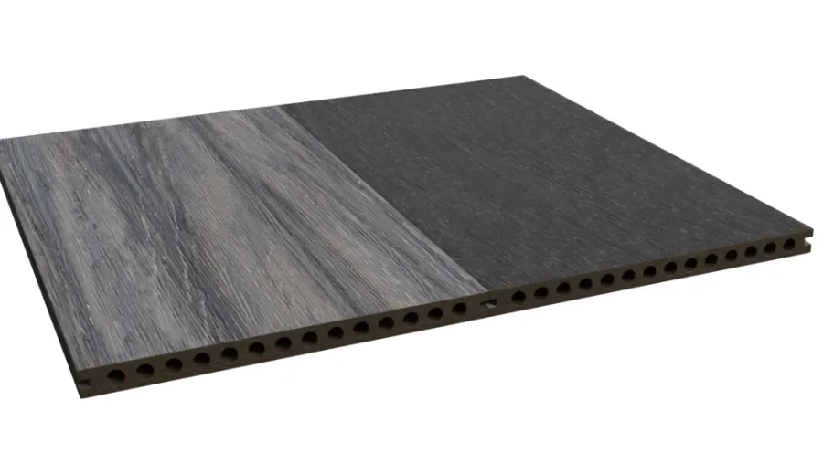 Kirkedal by TreeTops Terrassebrædder|Kirkedal Heimdal terrassebrædder komposit 22x300x4000 mm Black/Grey