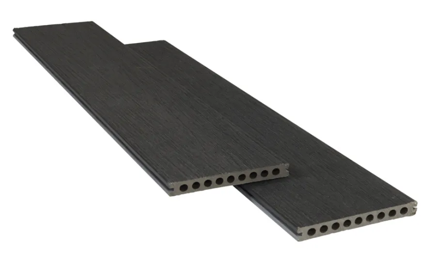 Kirkedal by TreeTops Terrassebrædder|Kirkedal Heimdal terrassebrædder komposit 22x200x6000 mm Black/Grey