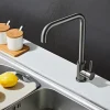 Køkkenarmatur|Køkkenarmatur m/kantet tud gunmetal