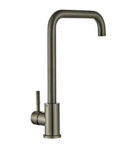 Køkkenarmatur|Køkkenarmatur m/kantet tud gunmetal