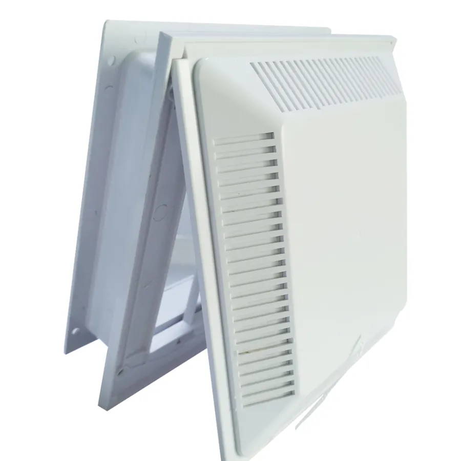 Klimair Ventilation|Klapventil 15 x 15 cm - hvid