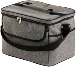 Sunlife® Sæsonafslutning|Campingudstyr|Køletaske 19 liter Lyon - Grå
