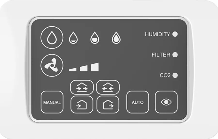 Klimair Varmegenvinding|UNOKLIMA Remotepanel 100