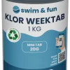 Swim & Fun Poolkemi & Testudstyr|Klor WeekTab langsomklor 1 kg -