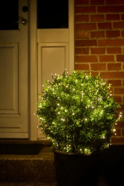 Stemning® Dekorativ Belysning - Udendørs|Klyngelys Basis 192 LED m/blink varm hvid 4 meter