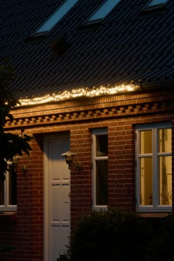 Stemning® Dekorativ Belysning - Udendørs|Klyngelys Basis 384 LED m/blink varm hvid 8 meter