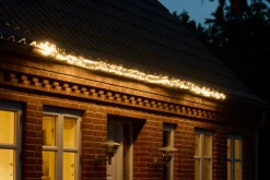 Stemning® Dekorativ Belysning - Udendørs|Klyngelys Basis 384 LED m/blink varm hvid 8 meter