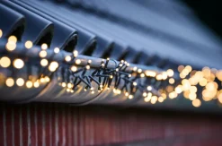 Stemning® Dekorativ Belysning - Udendørs|Klyngelys Basis 384 LED m/blink varm hvid 8 meter