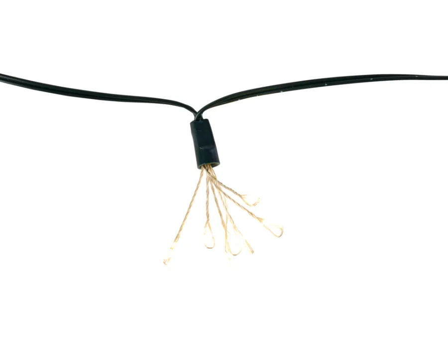 Stemning® Dekorativ Belysning - Udendørs|Klyngelys 70 LED m/timer og 8 funktioner 1,9 meter
