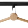HOME it Knager & Knagerækker|Knagerække egetræ sort 60 cm