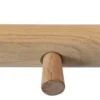 HOME it Knager & Knagerækker|Knagerække m/3 knager egetræ 35 cm natur