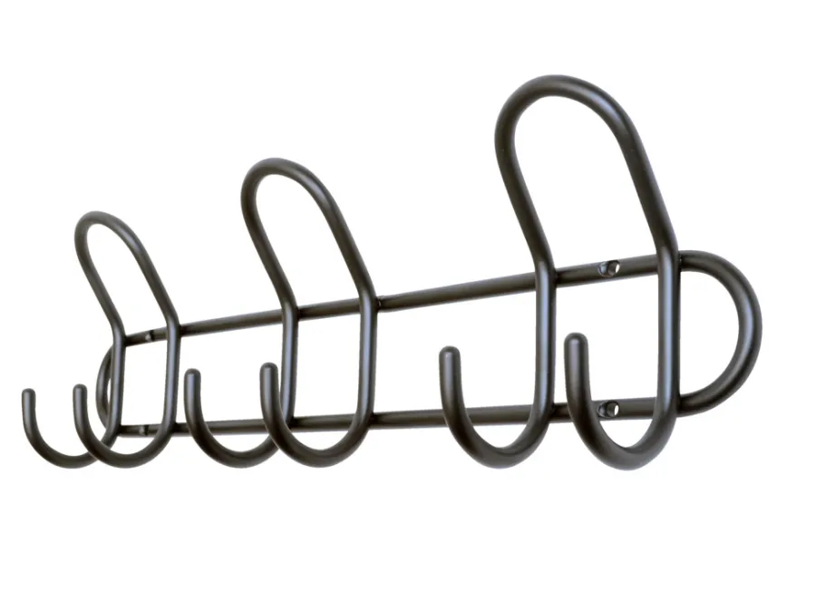 HOME it Knager & Knagerækker|Knagerække P-3 sort 40 cm
