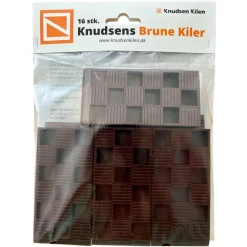 Knudsen Kilen Kiler|kile - 16 stk. Brun