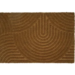 Dørmåtter|Kokosmåtte m/mønster 40 x 60 cm Brun