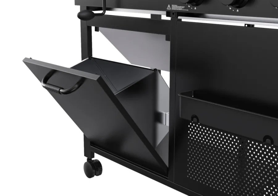 Grillexpert® Kulgrill & Briketter|Gasgrill|Kombigrill til gas og kul - Sort