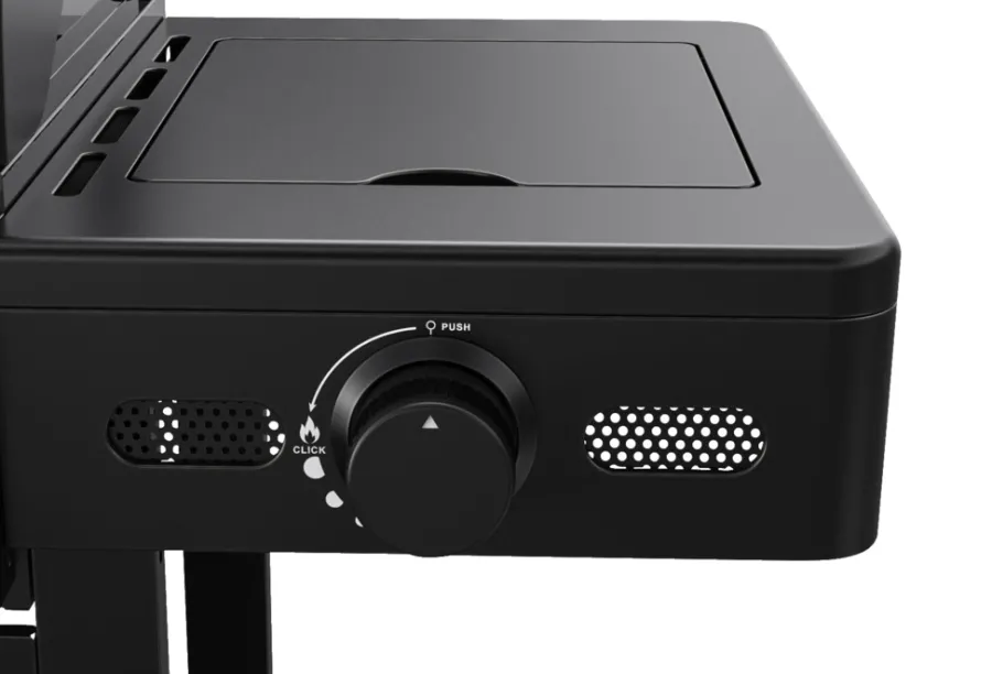 Grillexpert® Kulgrill & Briketter|Gasgrill|Kombigrill til gas og kul - Sort