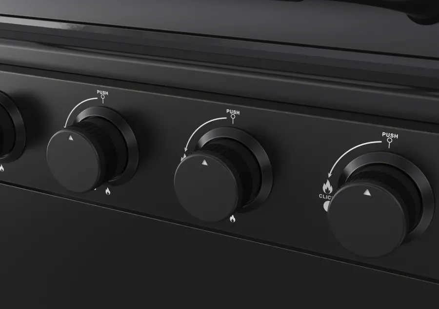 Grillexpert® Kulgrill & Briketter|Gasgrill|Kombigrill til gas og kul - Sort