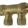 Fittings Til Rør|Komplet fordelerrør 2 tilslutninger 3/4" x 15 mm