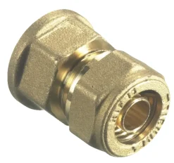 Fittings Til Rør|Kompressionsmuffe til PEX 15 mm x 1/2"