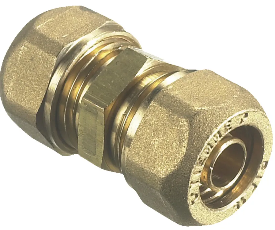 Fittings Til Rør|Kompressionsmuffe til PEX 15 x 15 mm