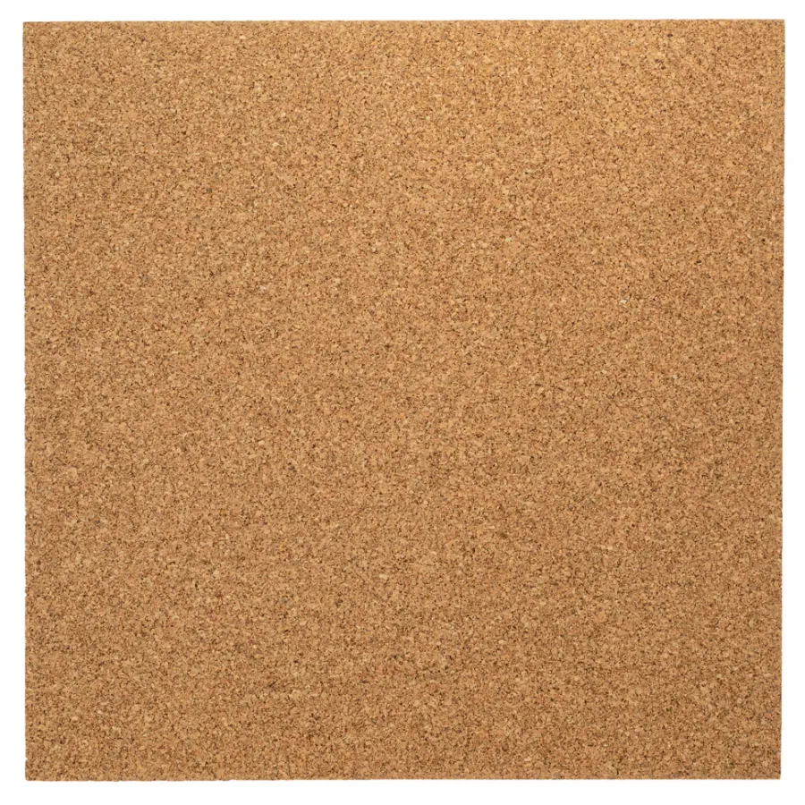 Akustikpaneler & Tilbehør|Loftbeklædning|Korkplade m/klæb 500 × 500 × 5 mm 4-pk.