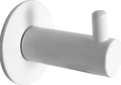 HOME it Knager & Knagerækker|Krog med tap hvid Ø13 mm
