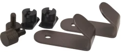 FibroTech Knager & Knagerækker|Akustikpaneler & Tilbehør|Krog t/akustikpanel 5 x 2,5 cm 2-pk. bruneret stål