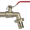 Haner & Ventiler|Kugleaftaphane 3/4" L-greb krom