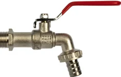 Haner & Ventiler|Kugleaftaphane 1/2" L-greb krom