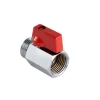 Haner & Ventiler|Kuglehane 1/2" x 1/2" rødt greb