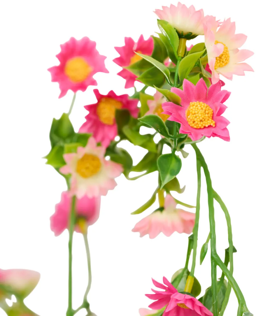 Sæsonafslutning|Kunstige Planter|Kunstig blomsterranke 210 cm Lyserød