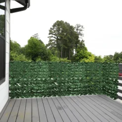 Sunlife® Sæsonafslutning|Espalier|Kunstig plantevæg 1 x 3 meter - Grøn