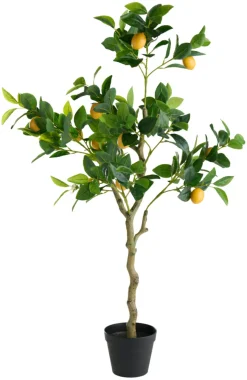 Sæsonafslutning|Kunstige Planter|Kunstigt citrontræ 120 cm