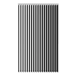Lamelgardiner|Lamelgardin 300 x 250 cm Sort