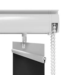 Lamelgardiner|Lamelgardin 100 x 250 cm Sort